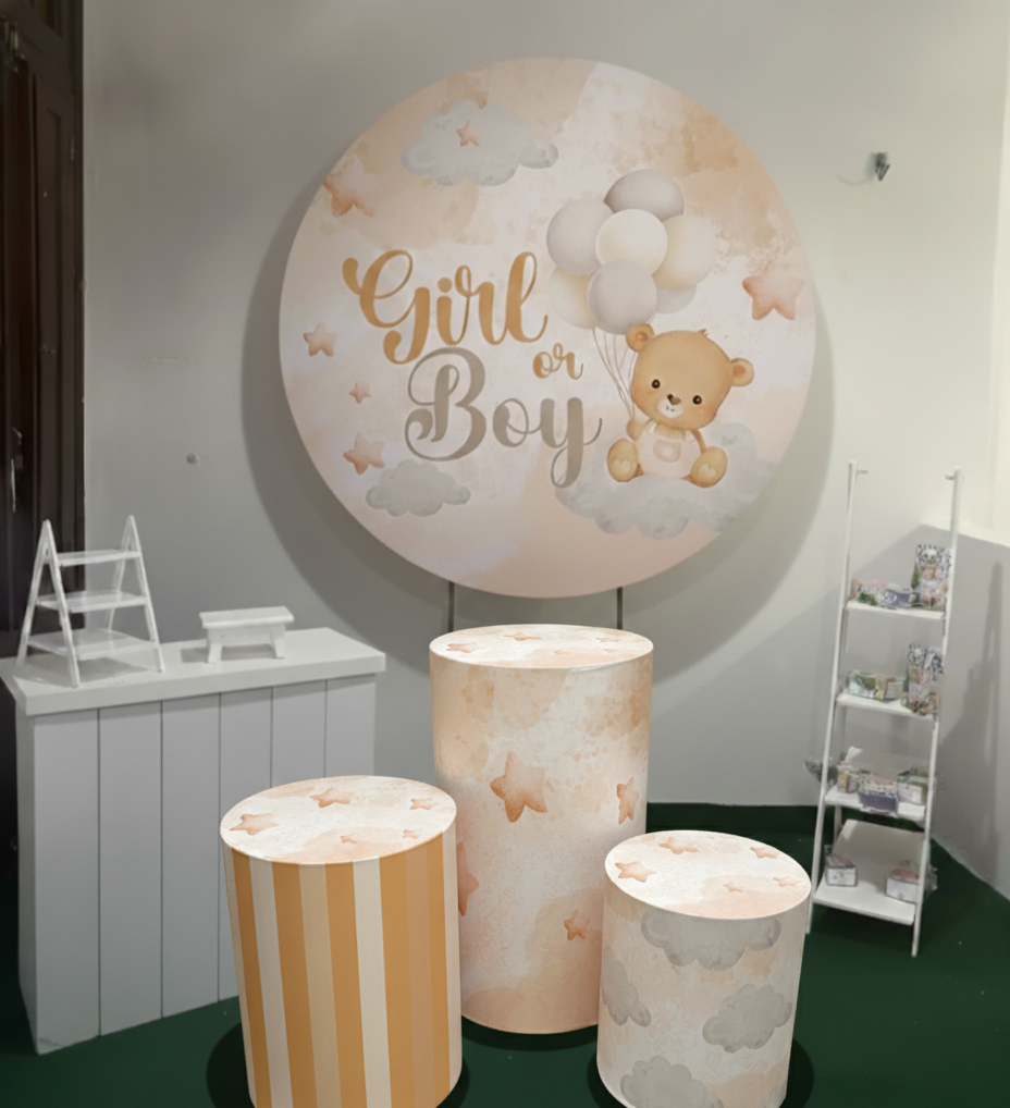 Kit Chá Revelação — Urso
